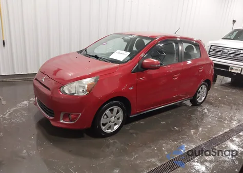 2015 Mitsubishi Mirage Es from USA, damaged, VIN ML32A4HJ1FH036965